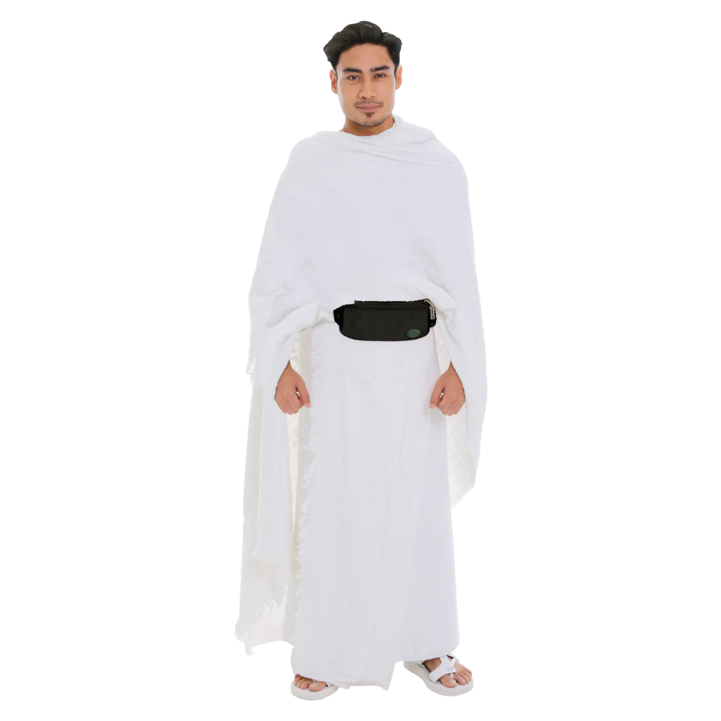 Anti-Theft Waist Bag And Ihram & hajj Belt for Men | Black | Hajj Safe - Image 3