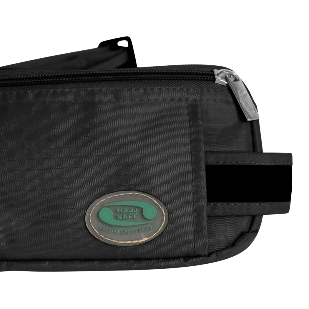 Anti-Theft Waist Bag And Ihram & hajj Belt for Men | Black | Hajj Safe - Image 5