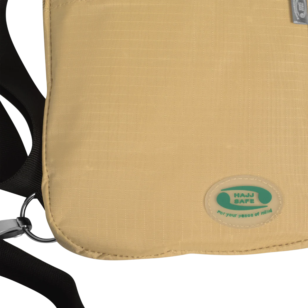 Hajj & Umrah Bag for Men | Beige | Hajj Safe - Image 6
