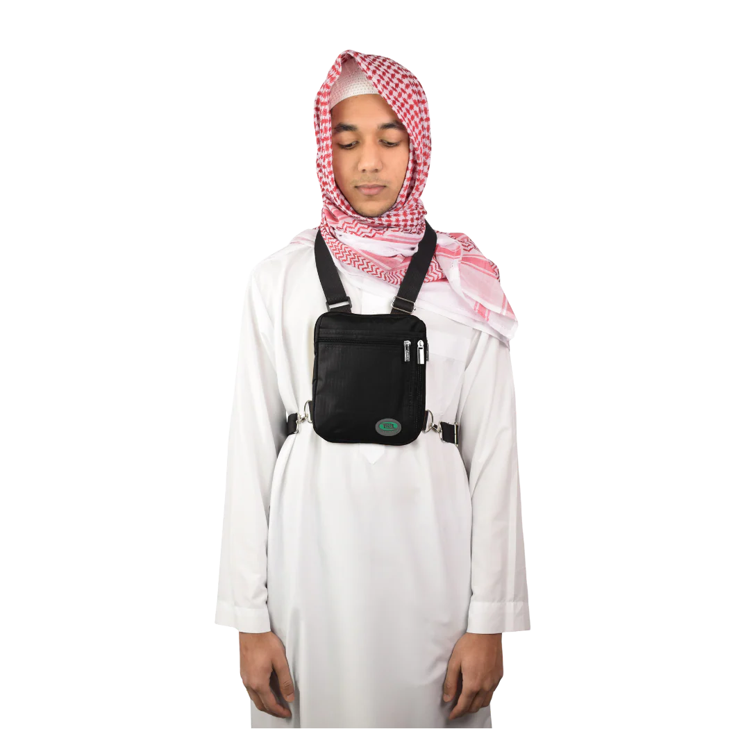 Hajj & Umrah Bag for Men | Black | Hajj Safe - Image 4