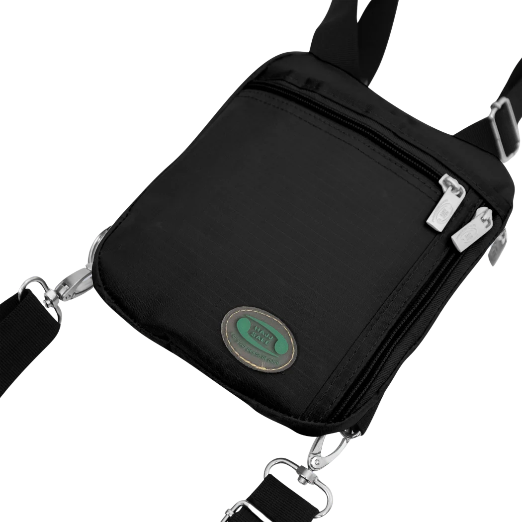 Hajj & Umrah Bag for Men | Black | Hajj Safe - Image 3